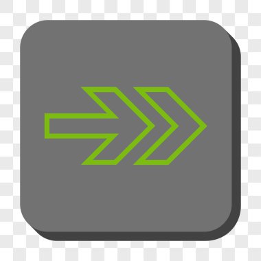 Yön sağ yuvarlak kare düğme