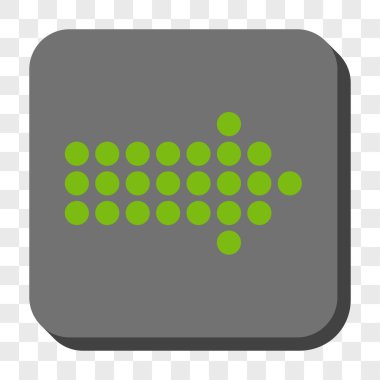 Noktalı ok sağ yuvarlak kare düğme