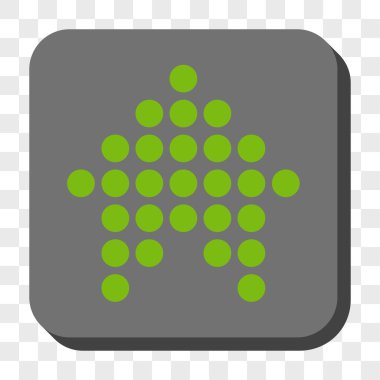 Yuvarlatılmış Kare düğmesini yukarı noktalı ok