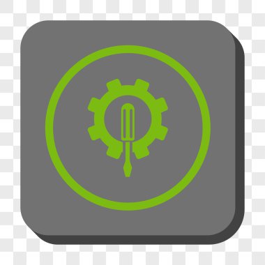 Mühendislik yuvarlak kare düğme