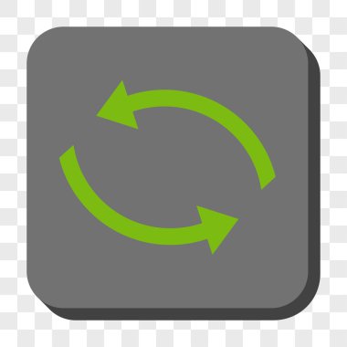 Exchange okları yuvarlak kare düğme