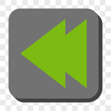 Hareket sol yuvarlak kare düğme