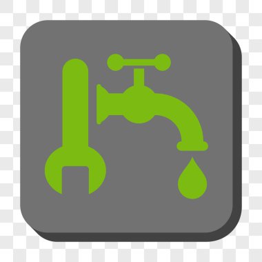 Sıhhi tesisat yuvarlak kare düğme