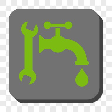 Sıhhi tesisat yuvarlak kare düğme