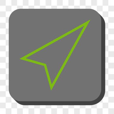 İşaretçi şu kadar kare düğme yuvarlak