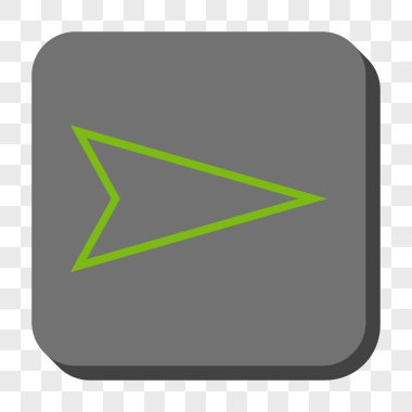 Kare düğme işaretçi sağ yuvarlak