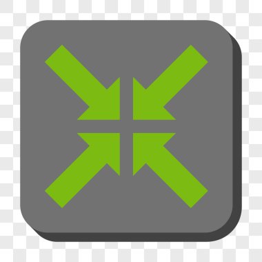 Oklar yuvarlatılmış kare düğme basınç