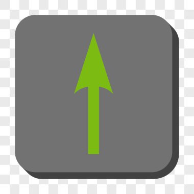 Yuvarlatılmış Kare düğmesini yukarı ok keskin