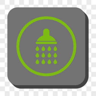 Duş yuvarlak kare düğme