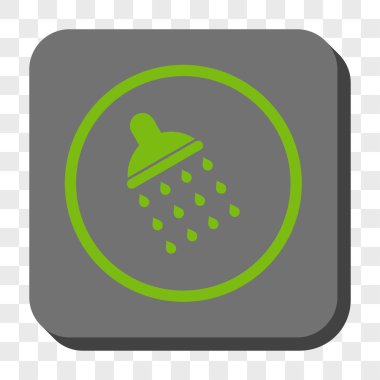 Duş yuvarlak kare düğme