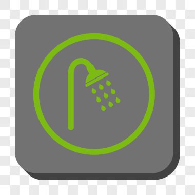 Duş yuvarlak kare düğme