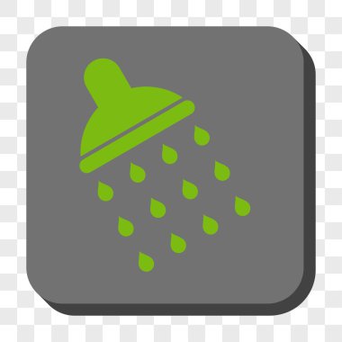 Duş yuvarlak kare düğme