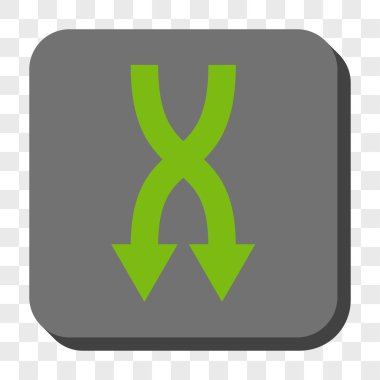 Yuvarlatılmış Kare düğme aşağı okları shuffle