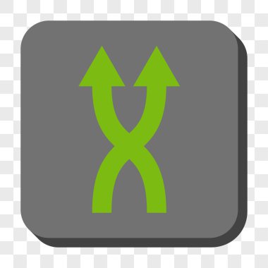 Yuvarlatılmış Kare düğmesini yukarı okları shuffle