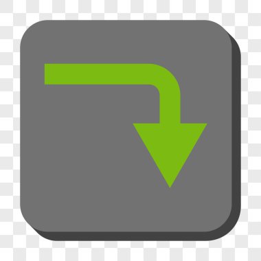 Yuvarlatılmış Kare düğmesini basılı açmak