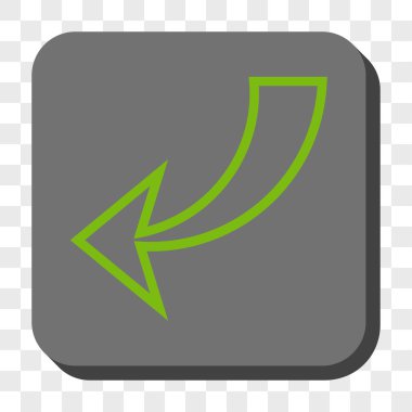 Yuvarlatılmış Kare düğme geri al