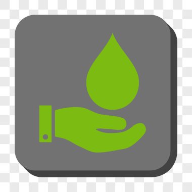 Su Servisi yuvarlak kare düğme