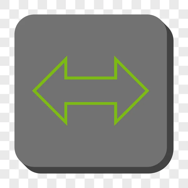 Bouton carré arrondi horizontal Exchange — Image vectorielle