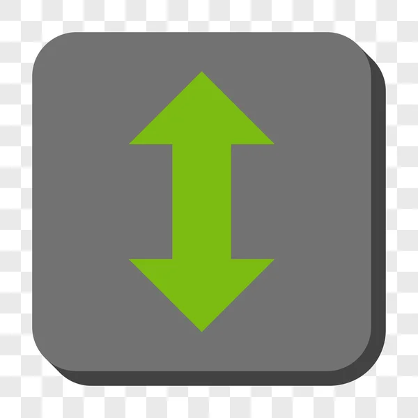 垂直 Exchange 矢角丸正方形ボタン — ストックベクタ