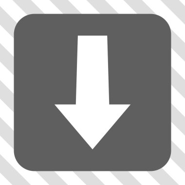 Yuvarlatılmış Kare düğme aşağı ok