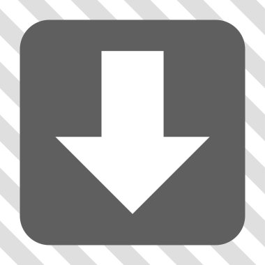 Yuvarlatılmış Kare düğme aşağı ok