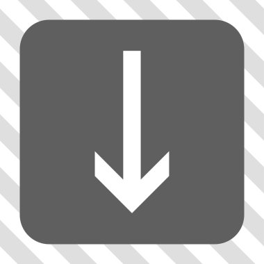 Yuvarlatılmış Kare düğme aşağı ok