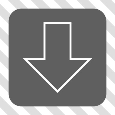 Yuvarlatılmış Kare düğme aşağı ok