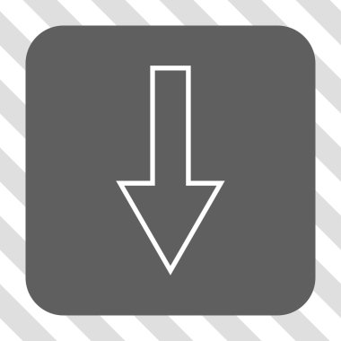 Yuvarlatılmış Kare düğme aşağı ok