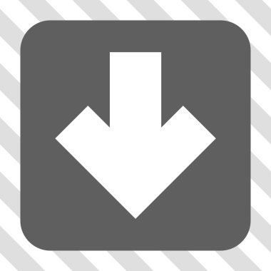 Yuvarlatılmış Kare düğme aşağı ok