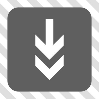 Yuvarlatılmış Kare düğme aşağı ok