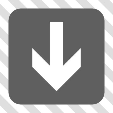 Yuvarlatılmış Kare düğme aşağı ok