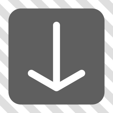 Yuvarlatılmış Kare düğme aşağı ok