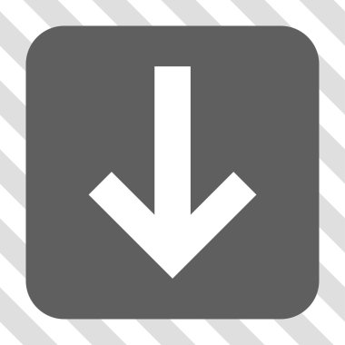 Yuvarlatılmış Kare düğme aşağı ok