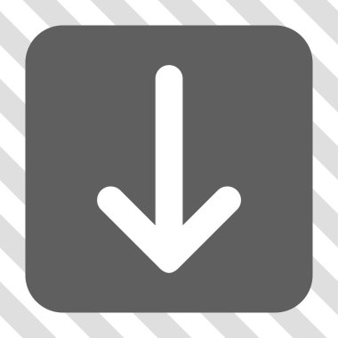 Yuvarlatılmış Kare düğme aşağı ok