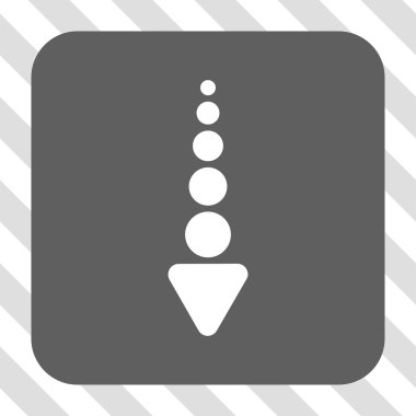 Yuvarlatılmış Kare düğme aşağı ok