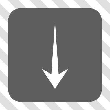 Yuvarlatılmış Kare düğme aşağı ok