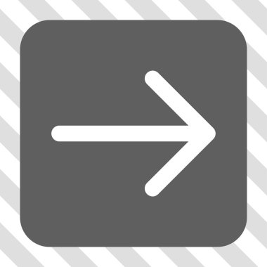 Ok sağ yuvarlak kare düğme