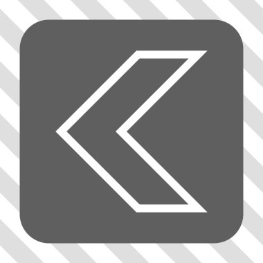 Ok ucu sol yuvarlak kare düğme