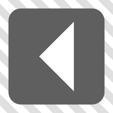 Ok ucu sol yuvarlak kare düğme