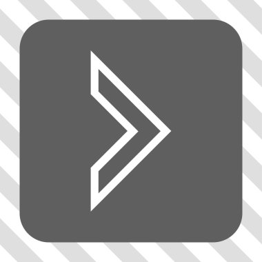 Ok ucu sağ yuvarlak kare düğme