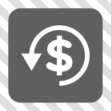 Ters ibraz yuvarlak kare düğme