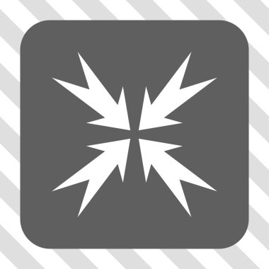 Sıkıştırma OK yuvarlak kare düğme