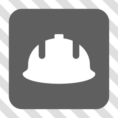 İnşaat kask yuvarlak kare düğme