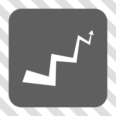 Eğri ok yuvarlak kare düğme