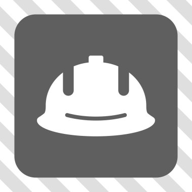 İnşaat kask yuvarlak kare düğme