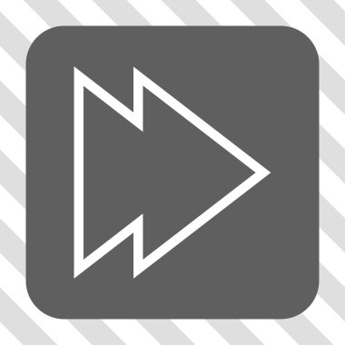 Yön sağ yuvarlak kare düğme