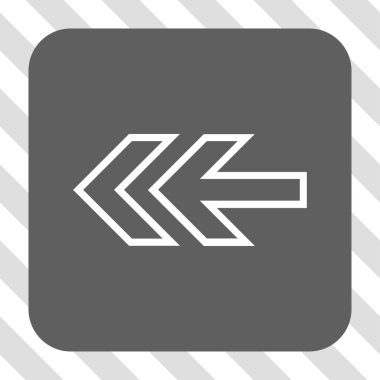 Yön sol yuvarlak kare düğme