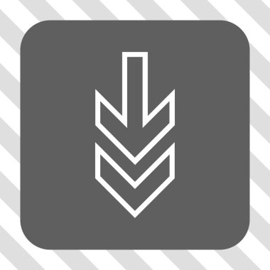 Yuvarlatılmış Kare düğme aşağı yön