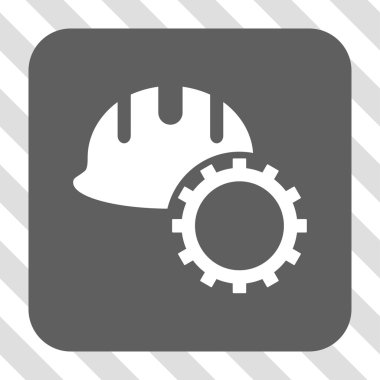 Geliştirme Hardhat yuvarlak kare düğme