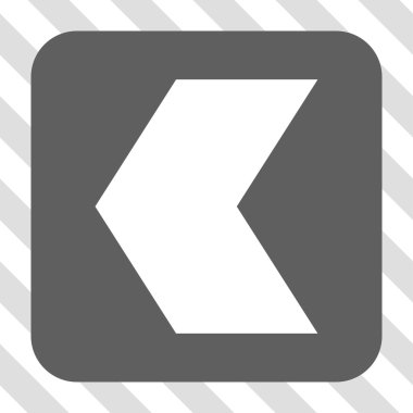 Yön sol yuvarlak kare düğme